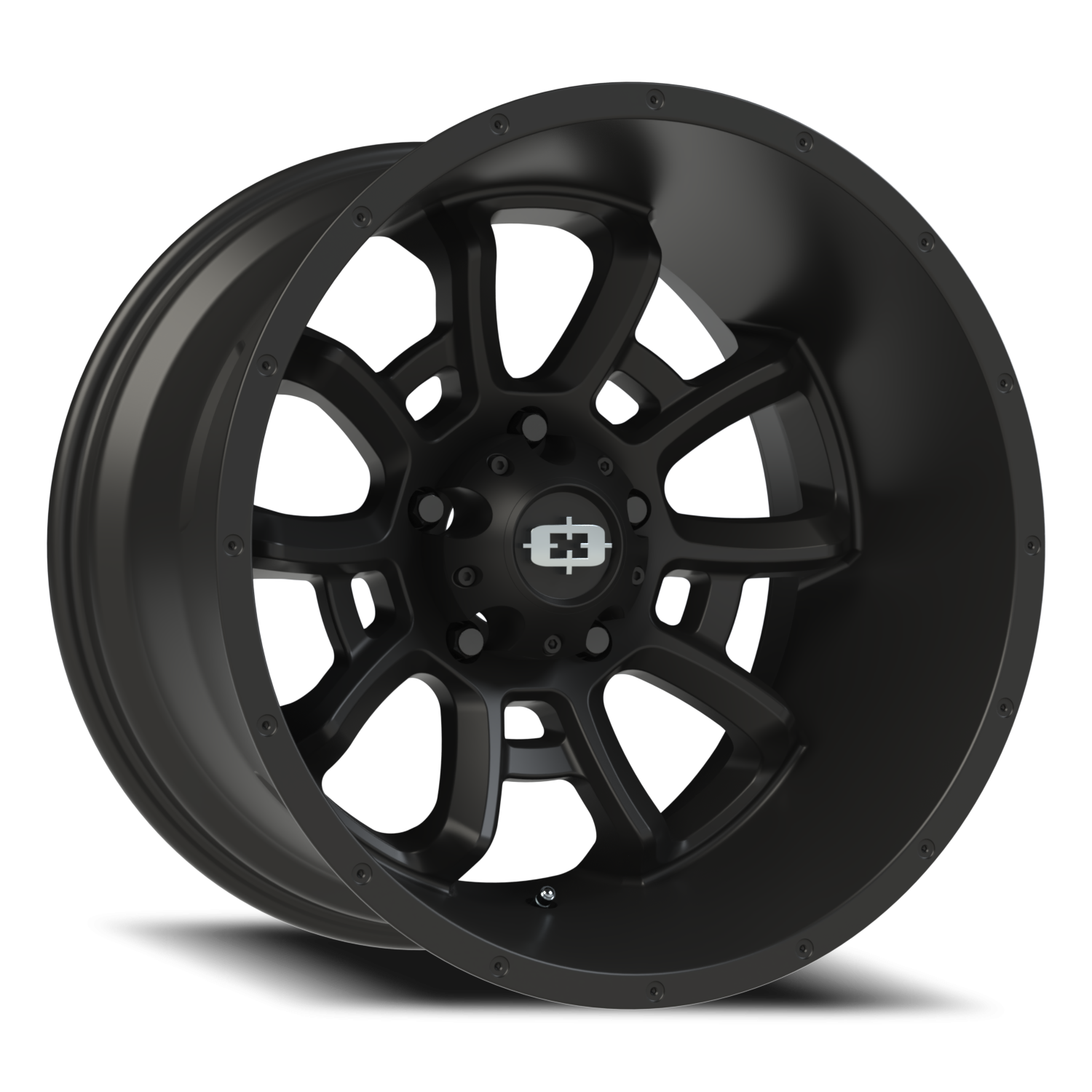 Vision Bomb 20X12 Satin Black Wheel