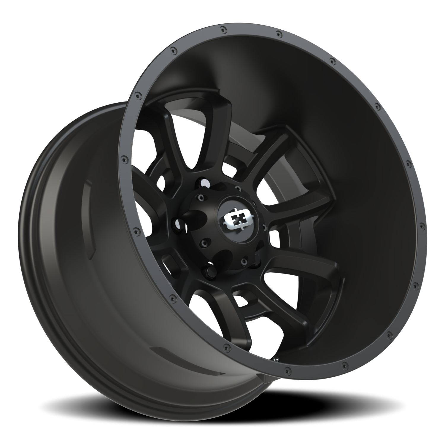 Vision Bomb 20X12 Satin Black Wheel