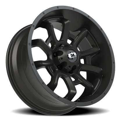 Vision Bomb 20X9 Satin Black Wheel