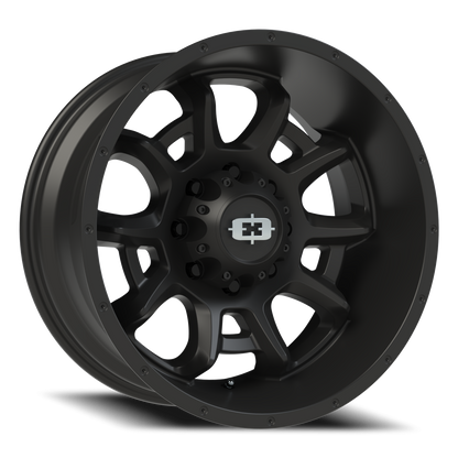 Vision Bomb 20X10 Satin Black Wheel