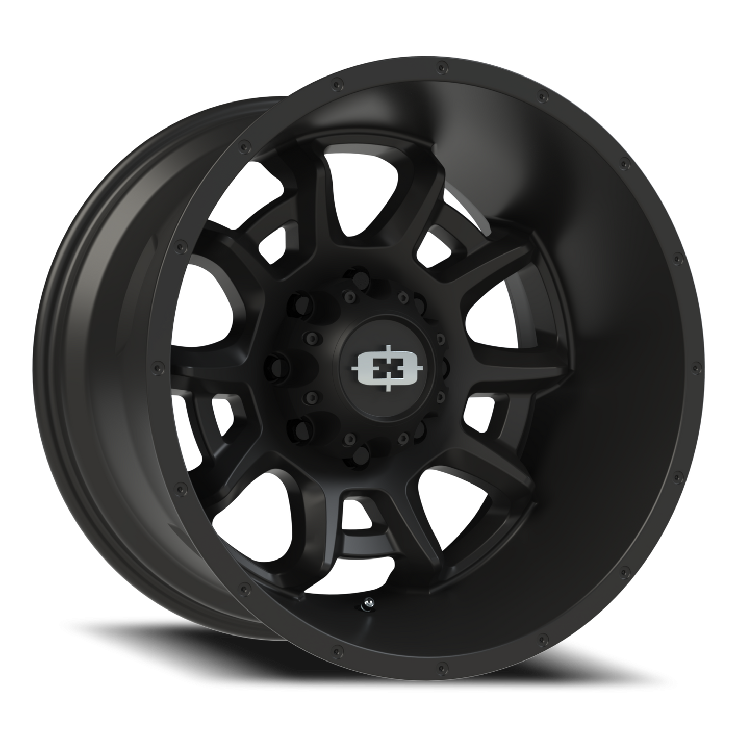 Vision Bomb 20X12 Satin Black Wheel