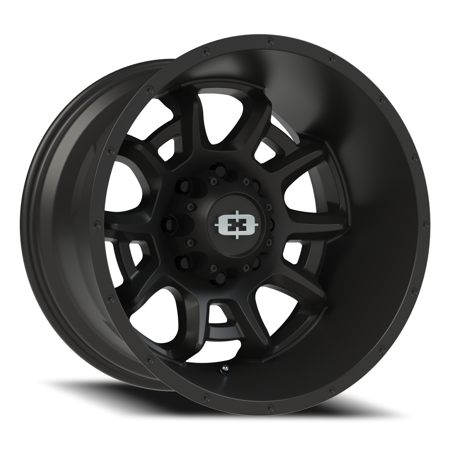 Vision Bomb 20X12 Satin Black Wheel