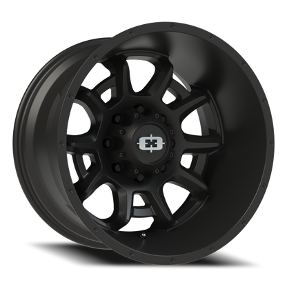 Vision Bomb 20X12 Satin Black Wheel