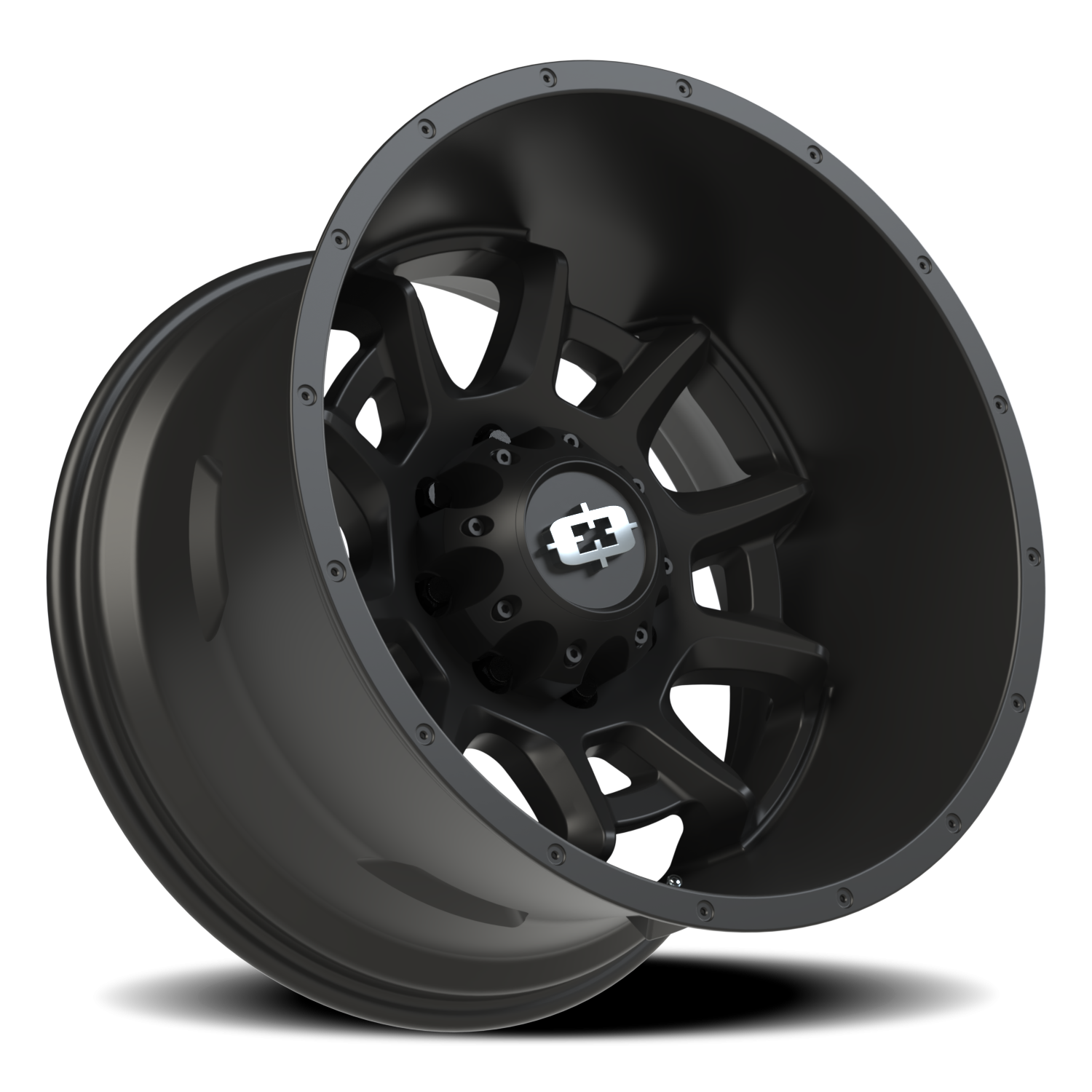 Vision Bomb 20X12 Satin Black Wheel
