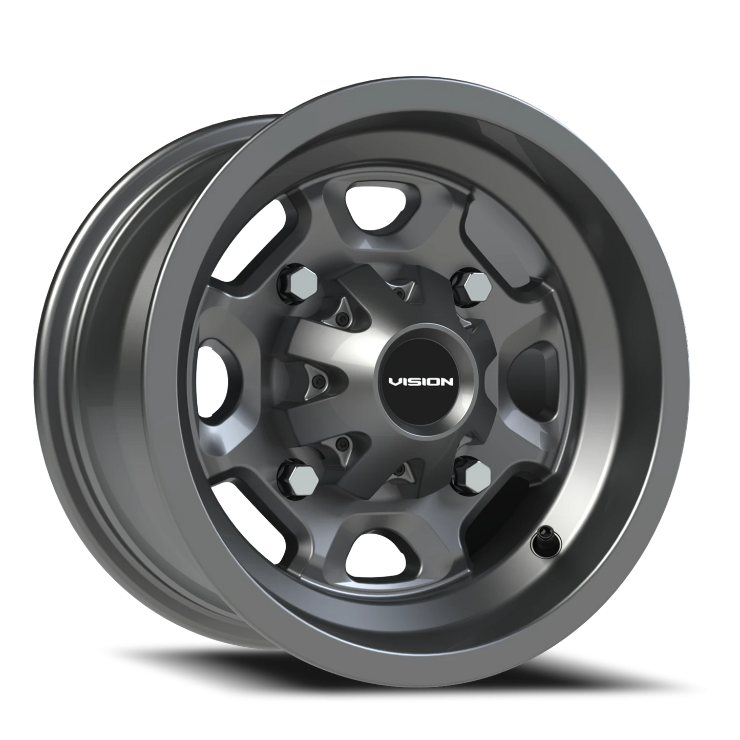 Vision Bomb 12X7 Gunmetal Wheel