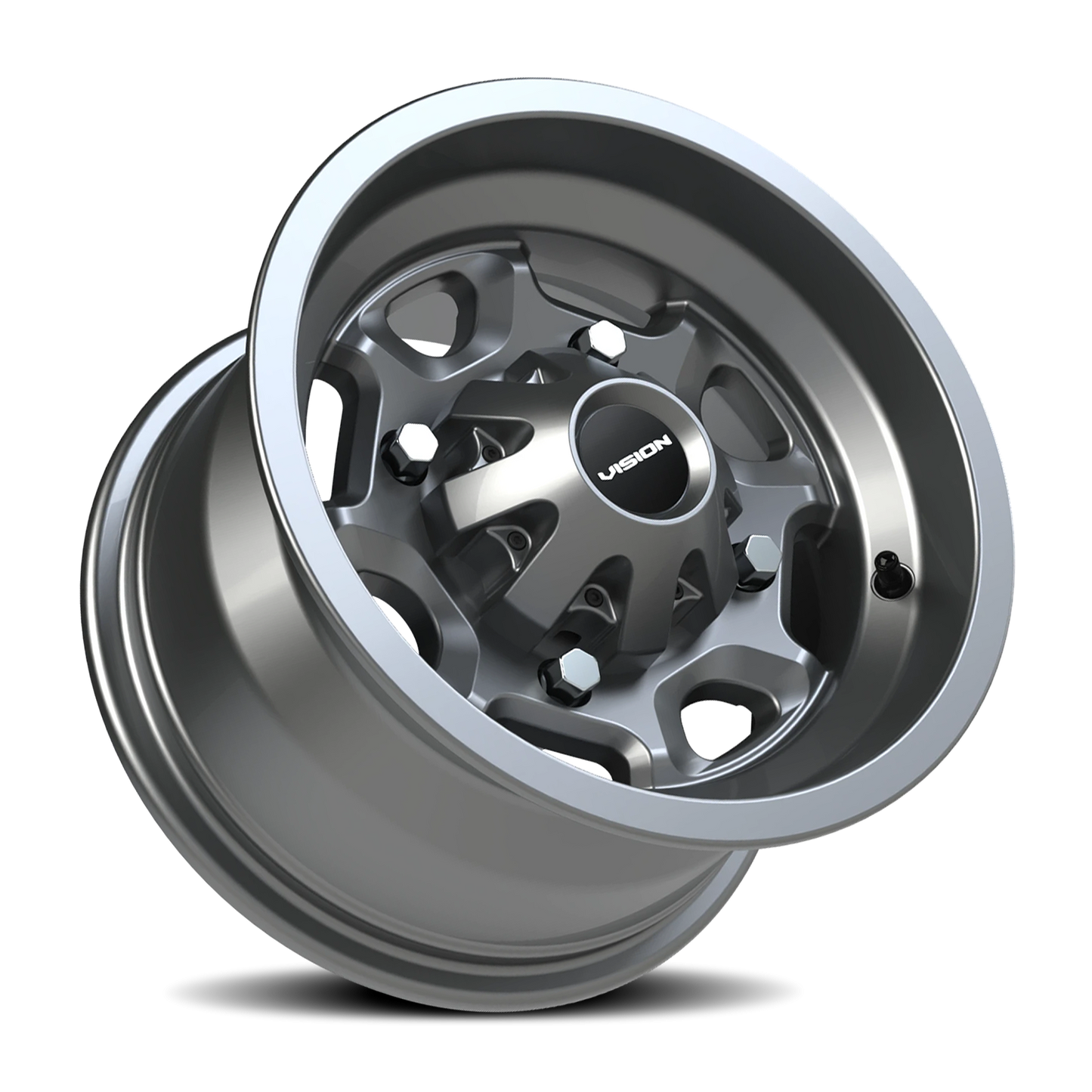Vision Bomb 12X7 Gunmetal Wheel