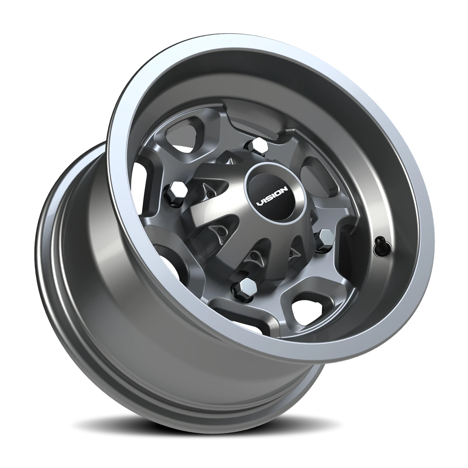 Vision Bomb 12X7 Gunmetal Wheel