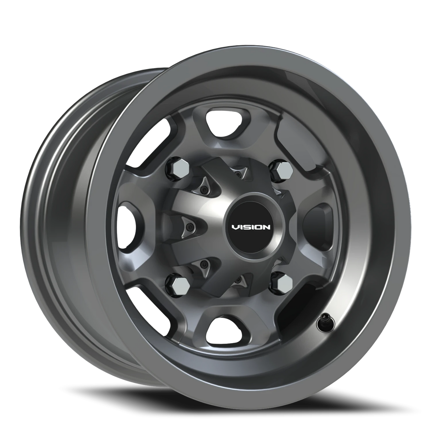 Vision Bomb 12X7 Gunmetal Wheel