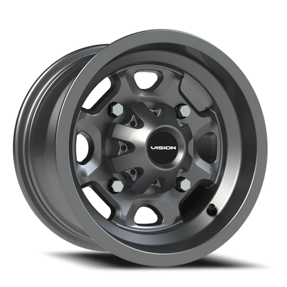 Vision Bomb 12X7 Gunmetal Wheel