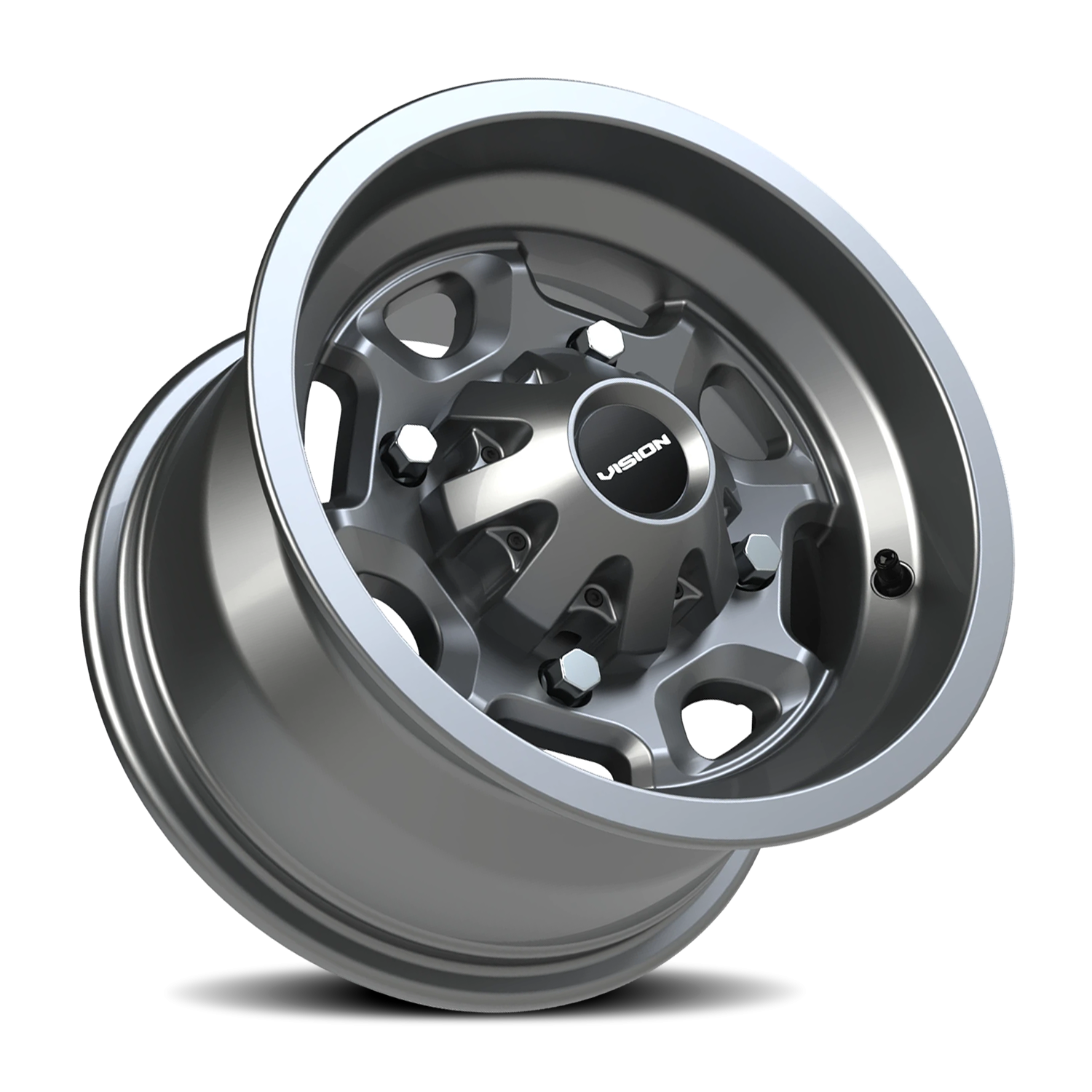 Vision Bomb 12X7 Gunmetal Wheel