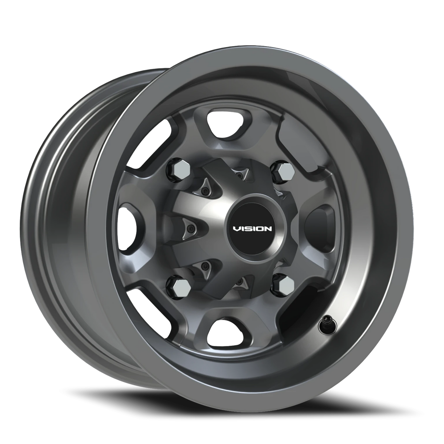 Vision Bomb 12X7 Gunmetal Wheel