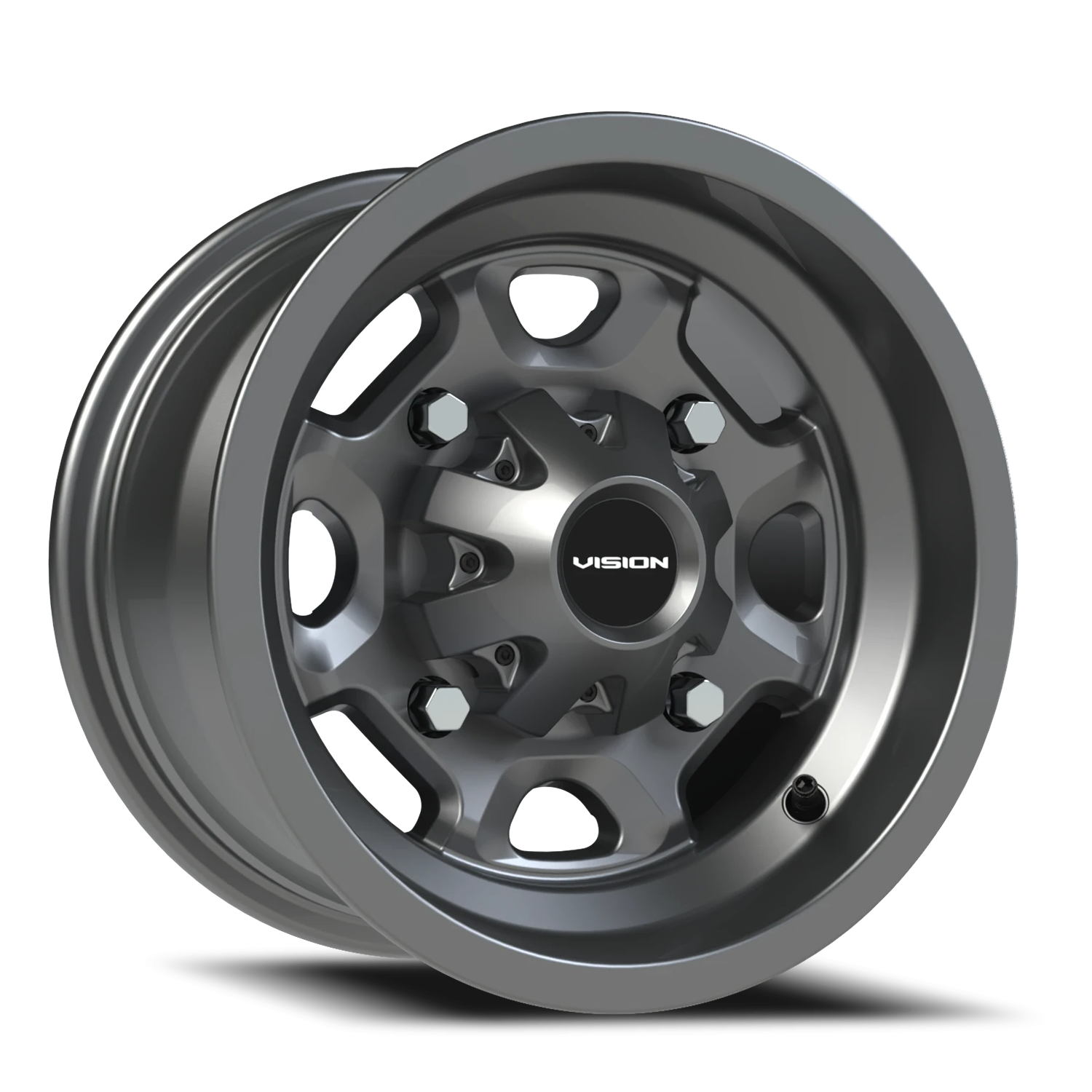 Vision Bomb 12X7 Gunmetal Wheel