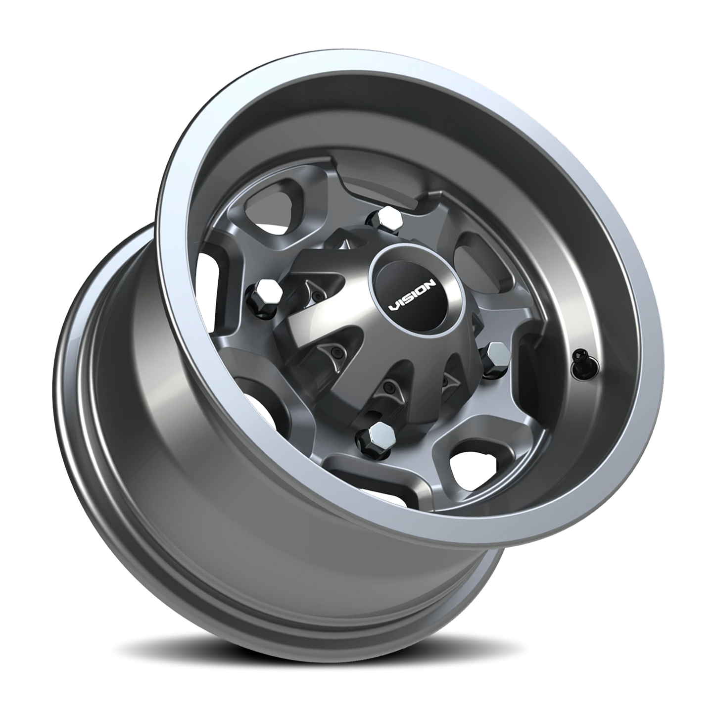 Vision Bomb 12X7 Gunmetal Wheel