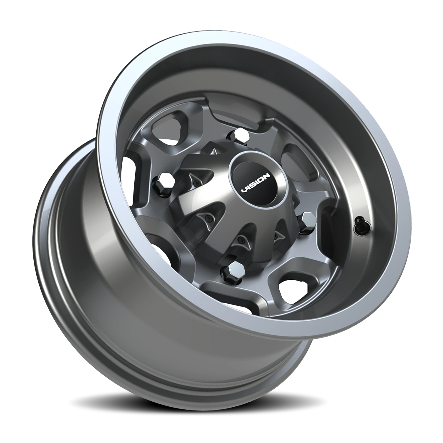 Vision Bomb 12X7 Gunmetal Wheel