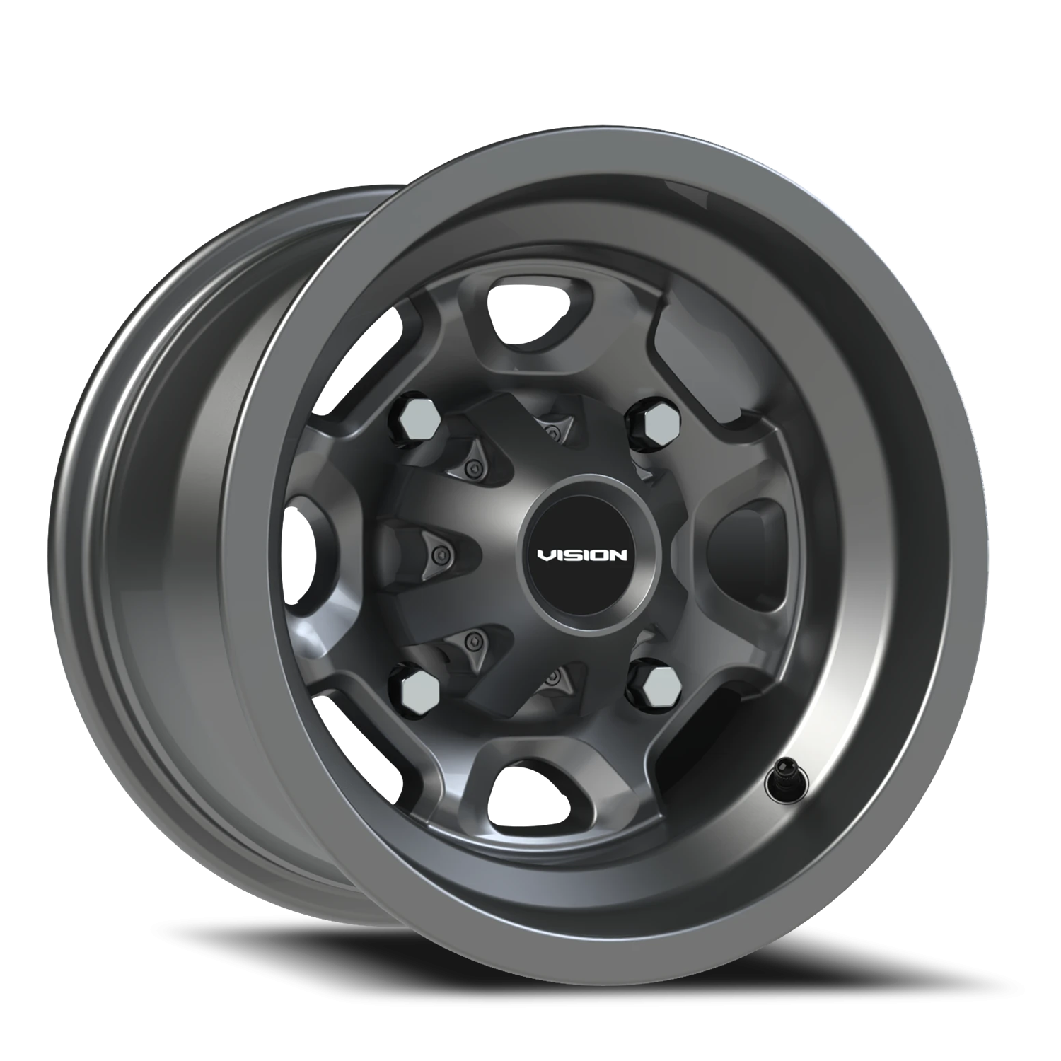 Vision Bomb 12X8 Gunmetal Wheel