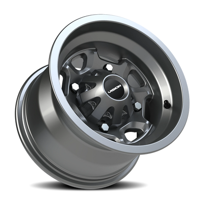 Vision Bomb 12X8 Gunmetal Wheel