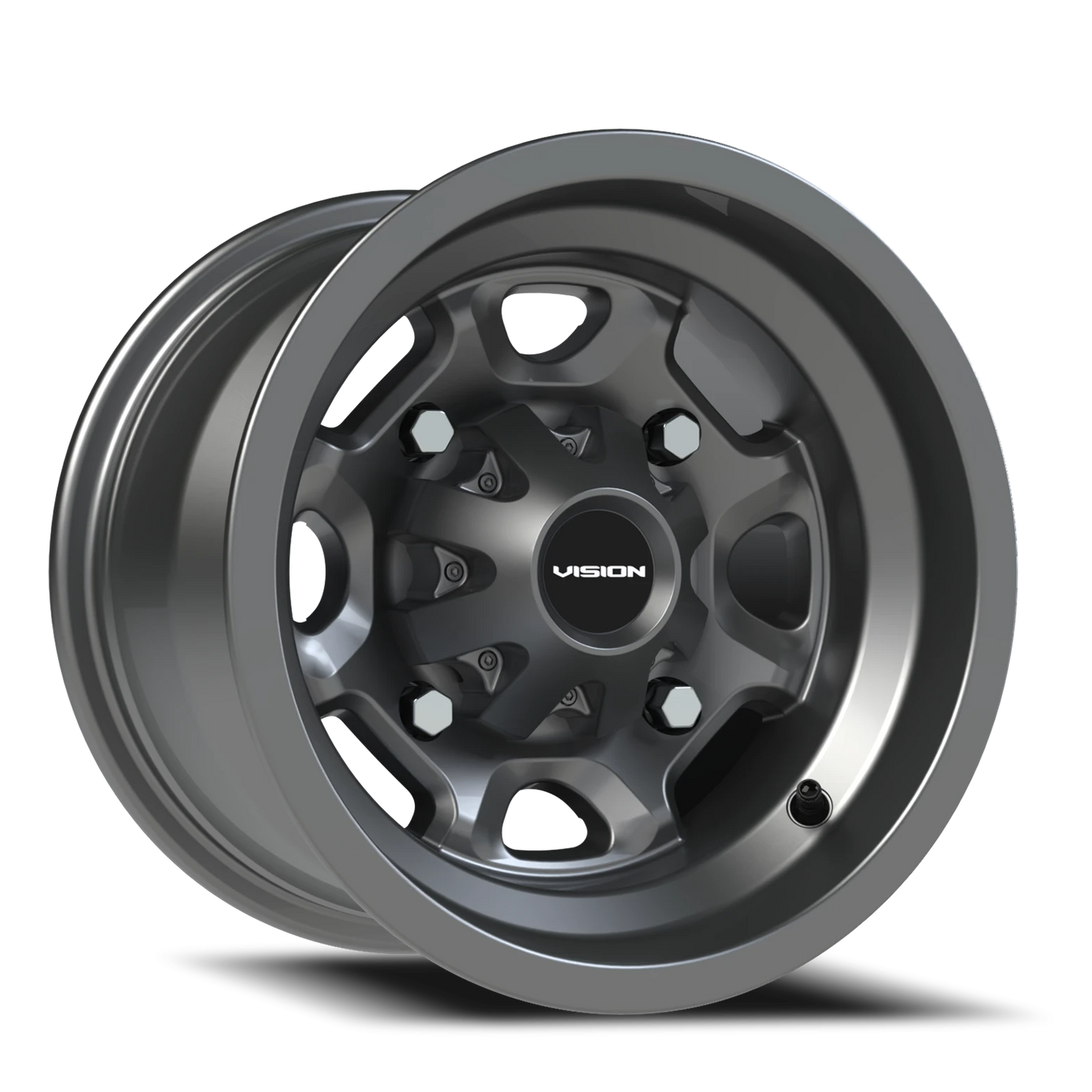 Vision Bomb 12X8 Gunmetal Wheel
