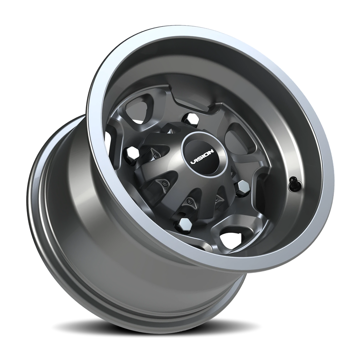 Vision Bomb 12X8 Gunmetal Wheel