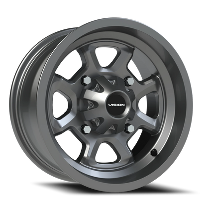 Vision Bomb 14X7 Gunmetal Wheel