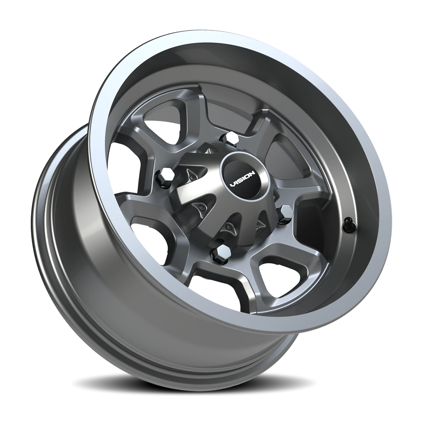 Vision Bomb 14X7 Gunmetal Wheel