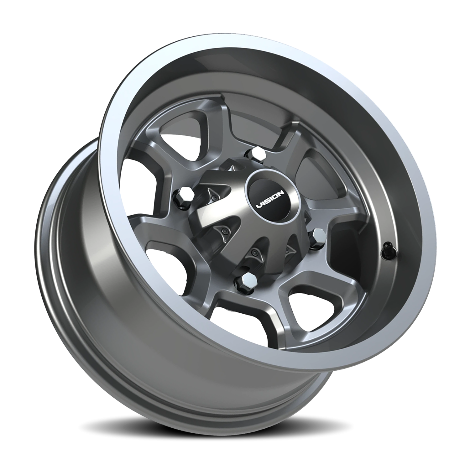 Vision Bomb 14X7 Gunmetal Wheel