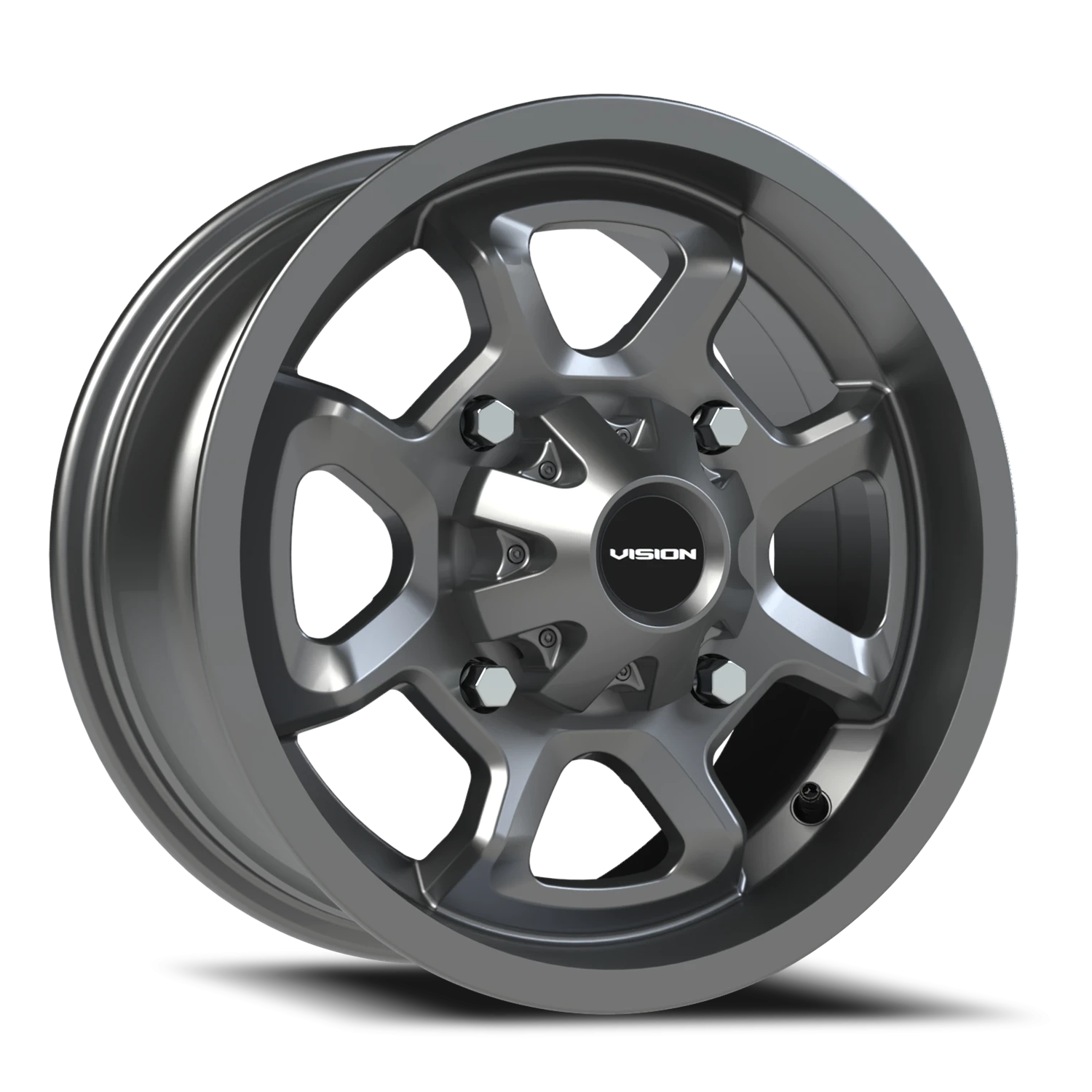 Vision Bomb 14X7 Gunmetal Wheel