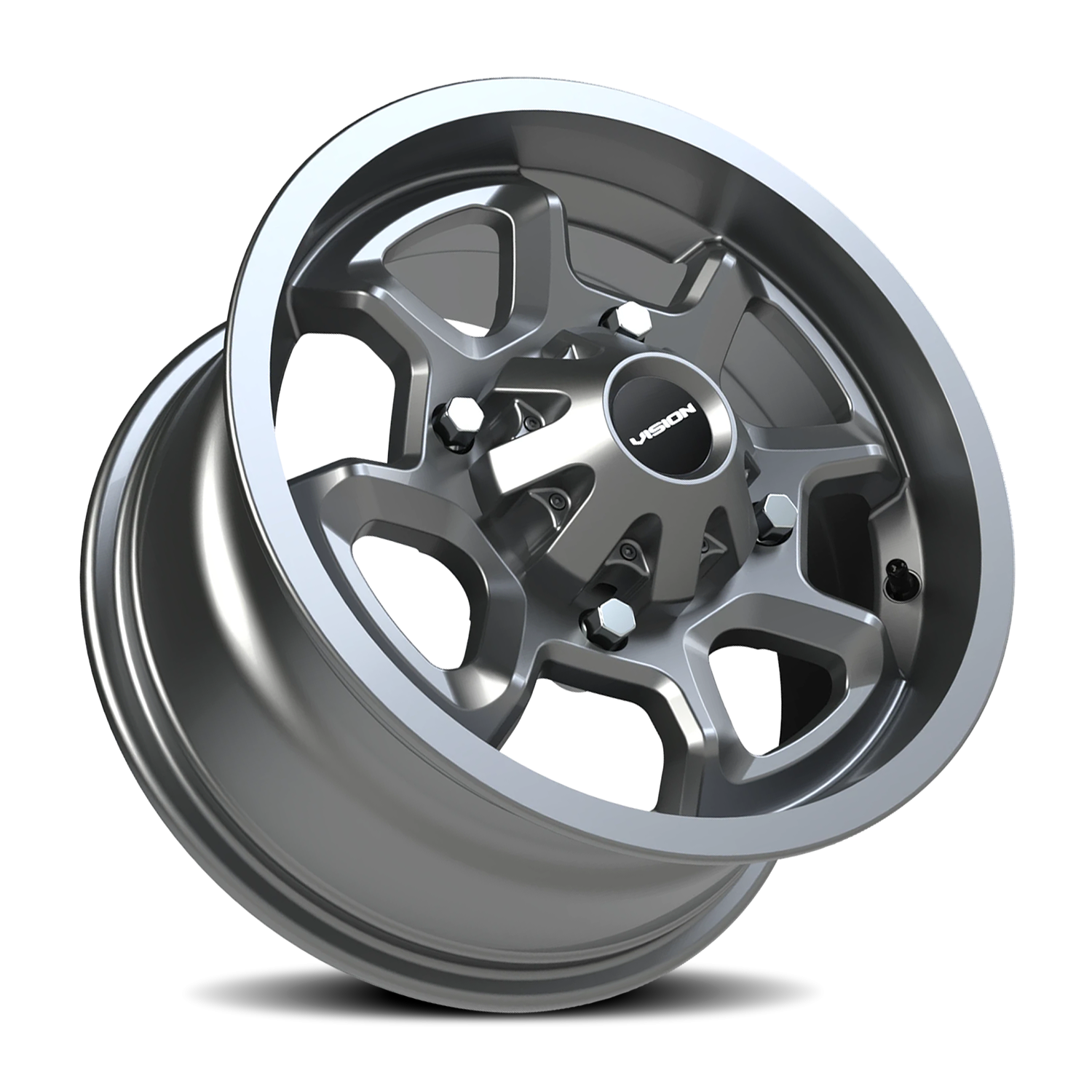 Vision Bomb 14X7 Gunmetal Wheel