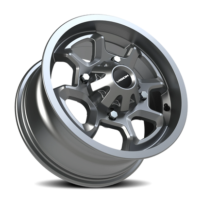 Vision Bomb 14X7 Gunmetal Wheel