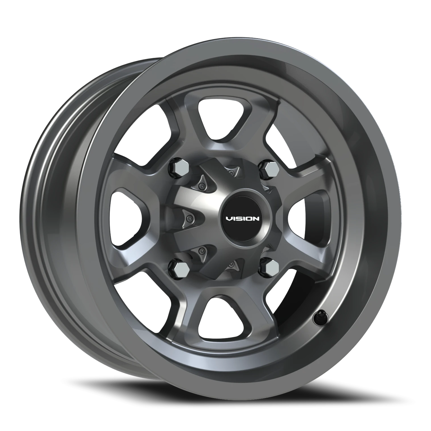 Vision Bomb 14X7 Gunmetal Wheel