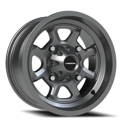 Vision Bomb 14X7 Gunmetal Wheel