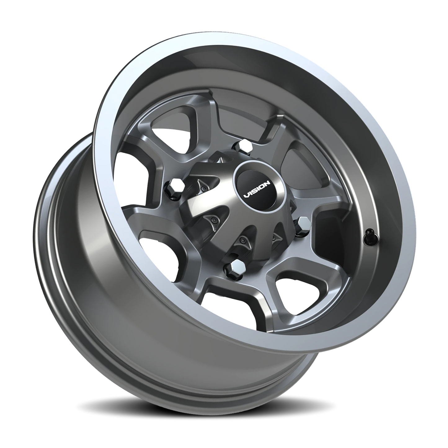 Vision Bomb 14X7 Gunmetal Wheel