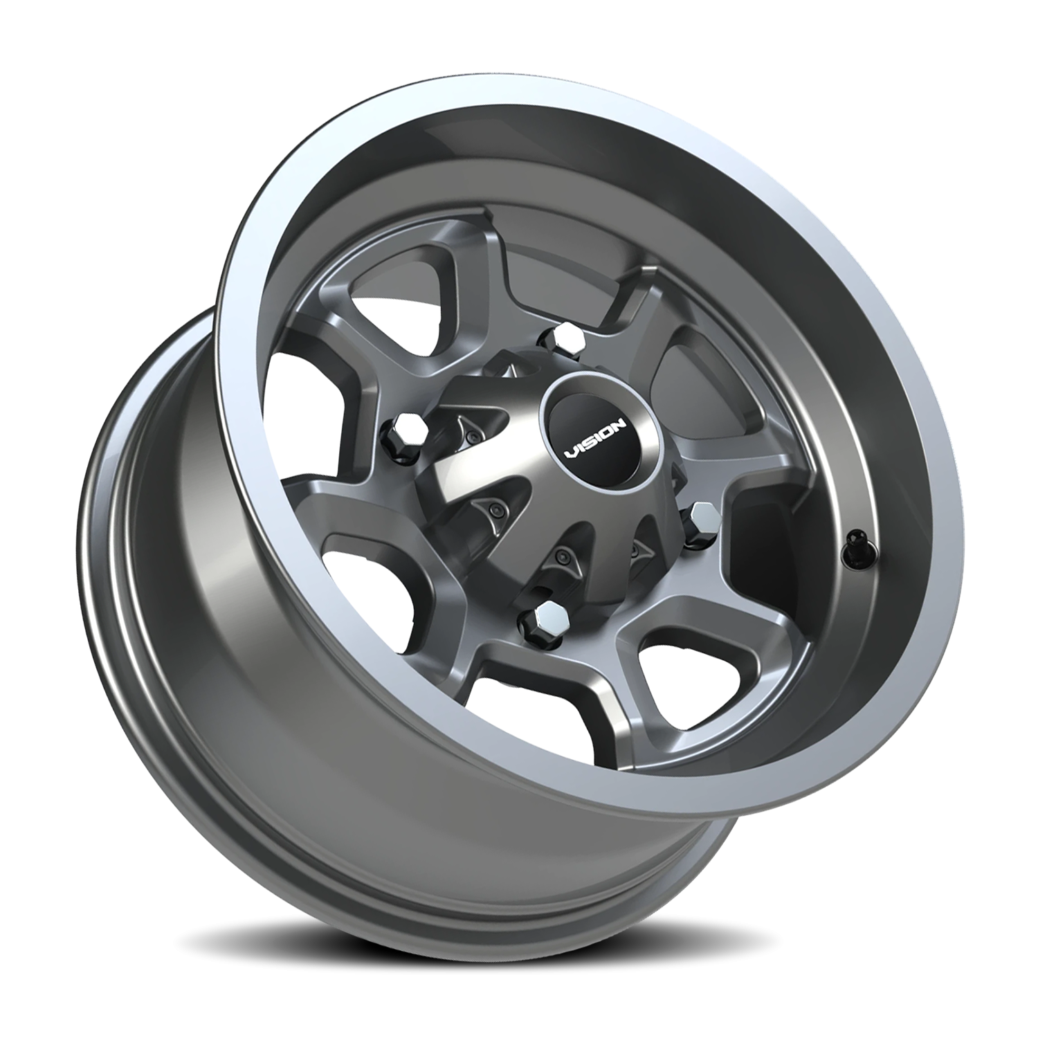 Vision Bomb 14X7 Gunmetal Wheel