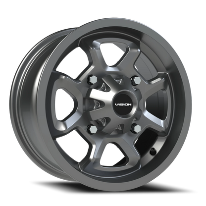 Vision Bomb 14X7 Gunmetal Wheel