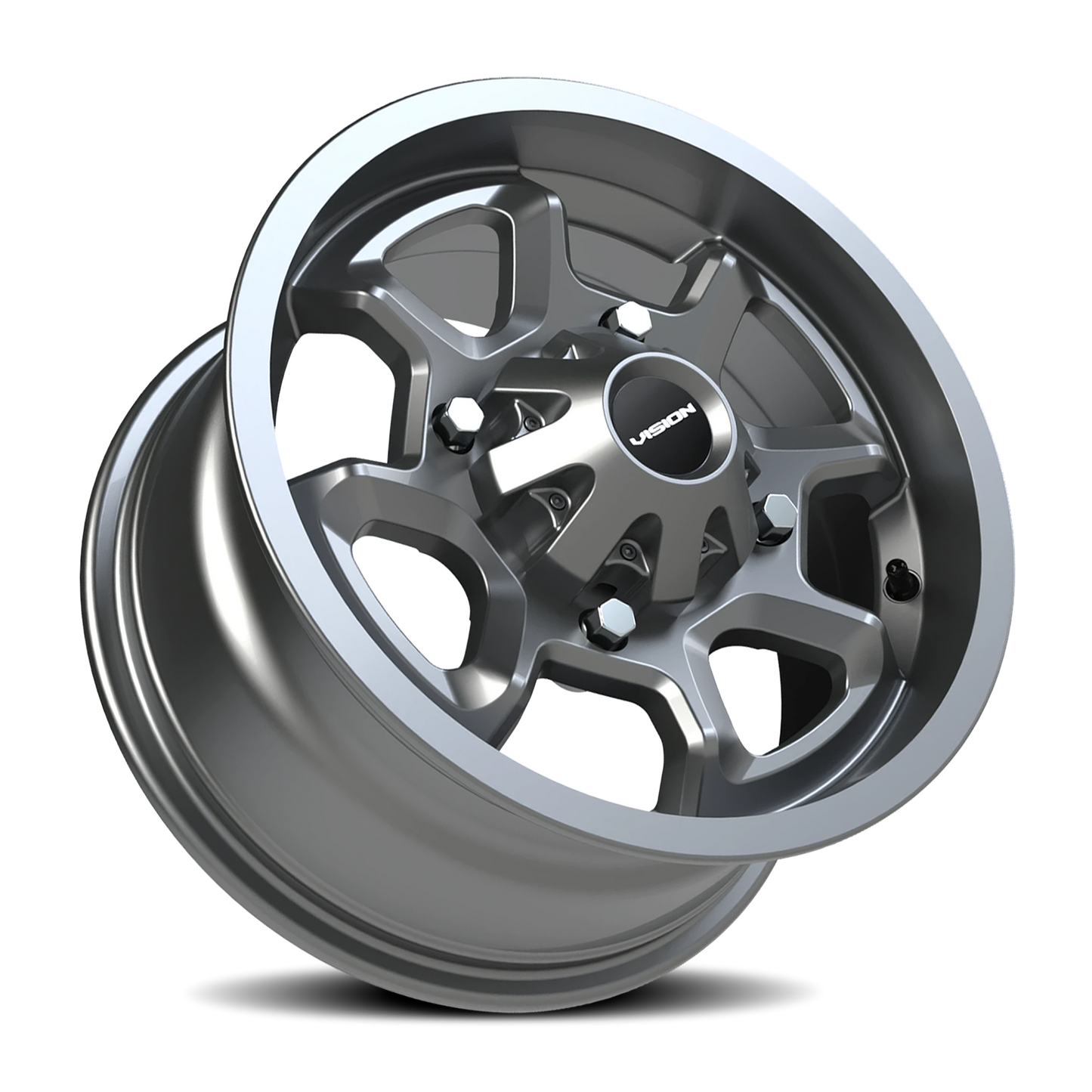 Vision Bomb 14X7 Gunmetal Wheel