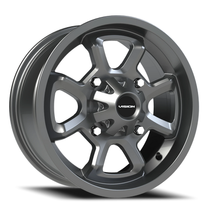 Vision Bomb 15X7 Gunmetal Wheel