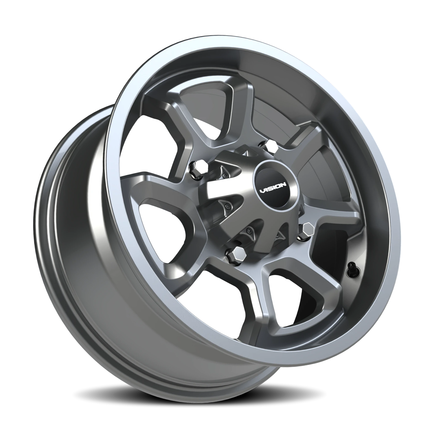 Vision Bomb 15X7 Gunmetal Wheel