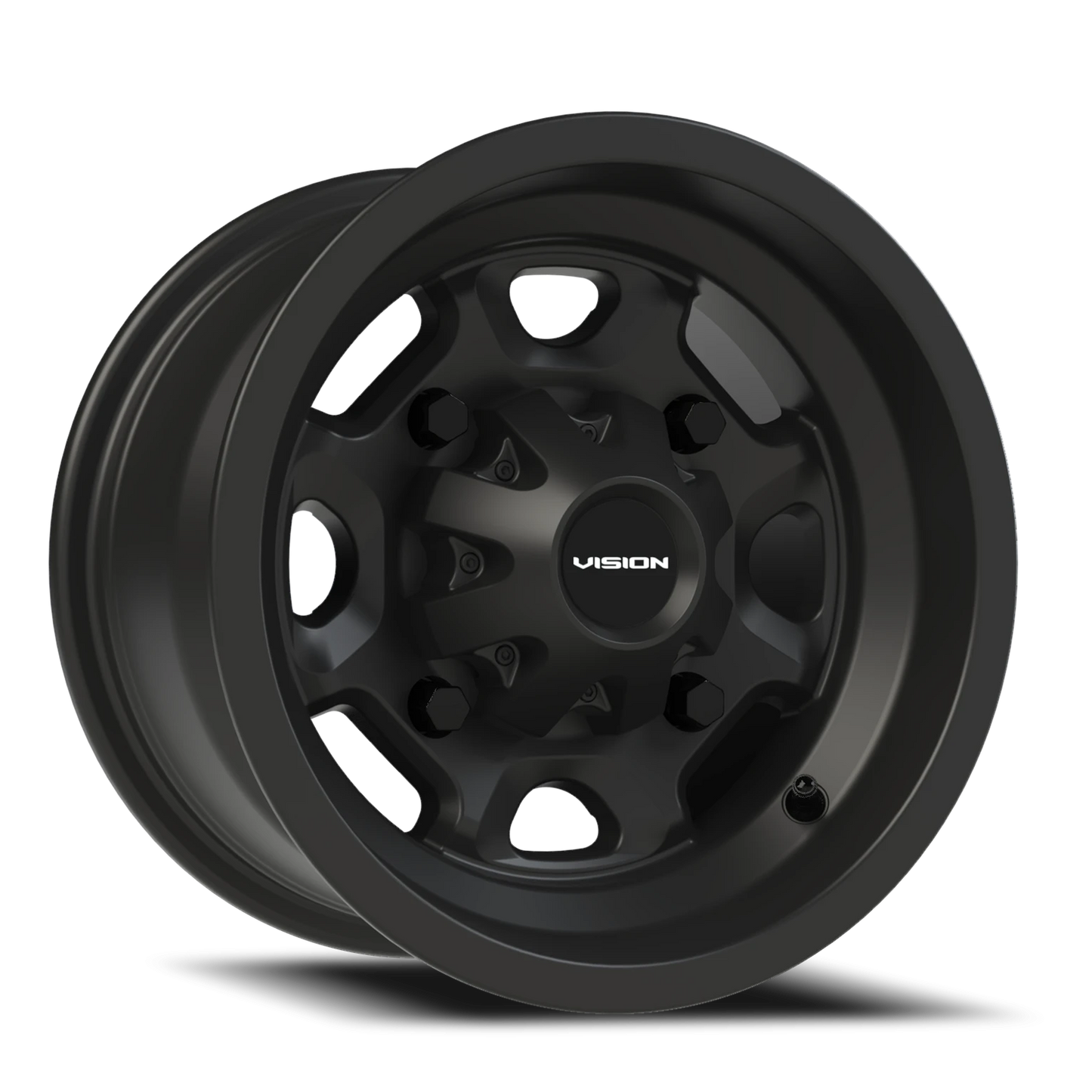 Vision Bomb 12X7 Matte Black Wheel
