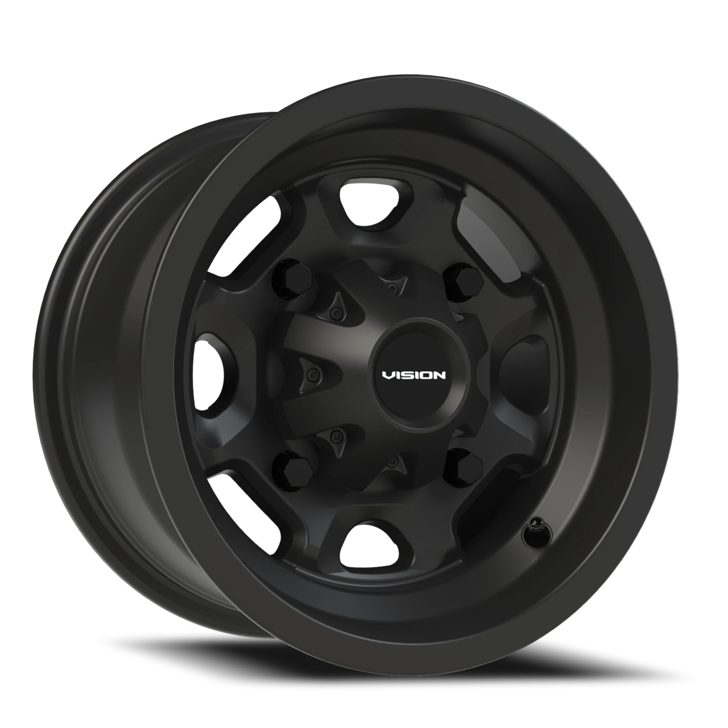 Vision Bomb 12X7 Matte Black Wheel