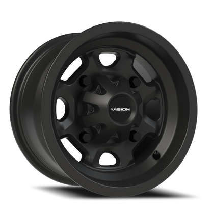 Vision Bomb 12X7 Matte Black Wheel
