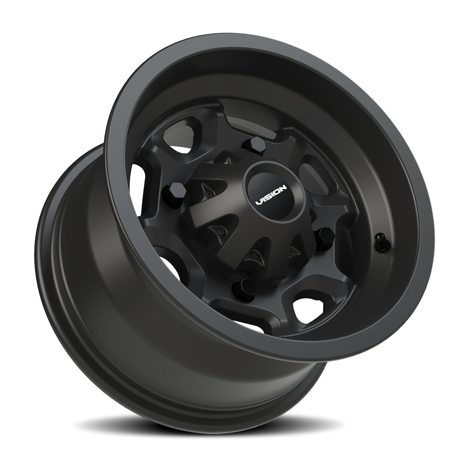 Vision Bomb 12X7 Matte Black Wheel