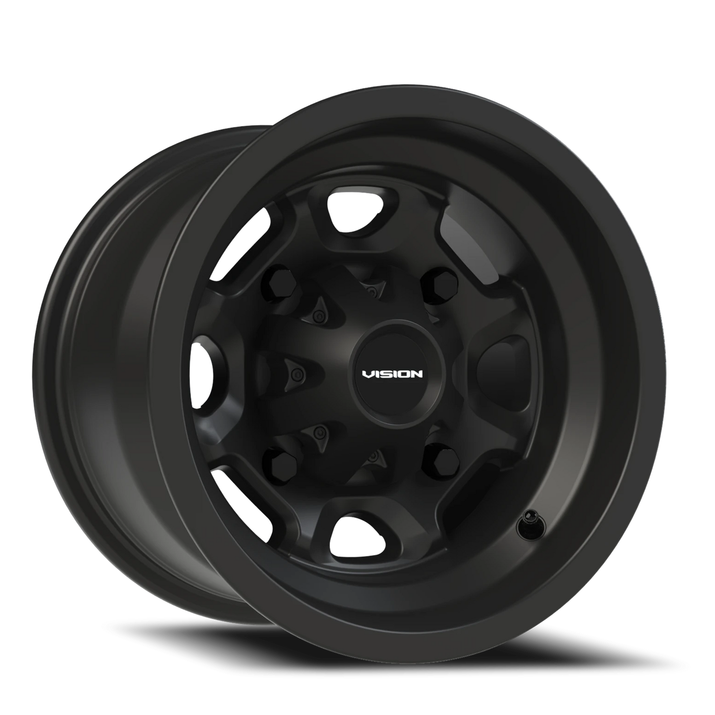 Vision Bomb 12X8 Matte Black Wheel