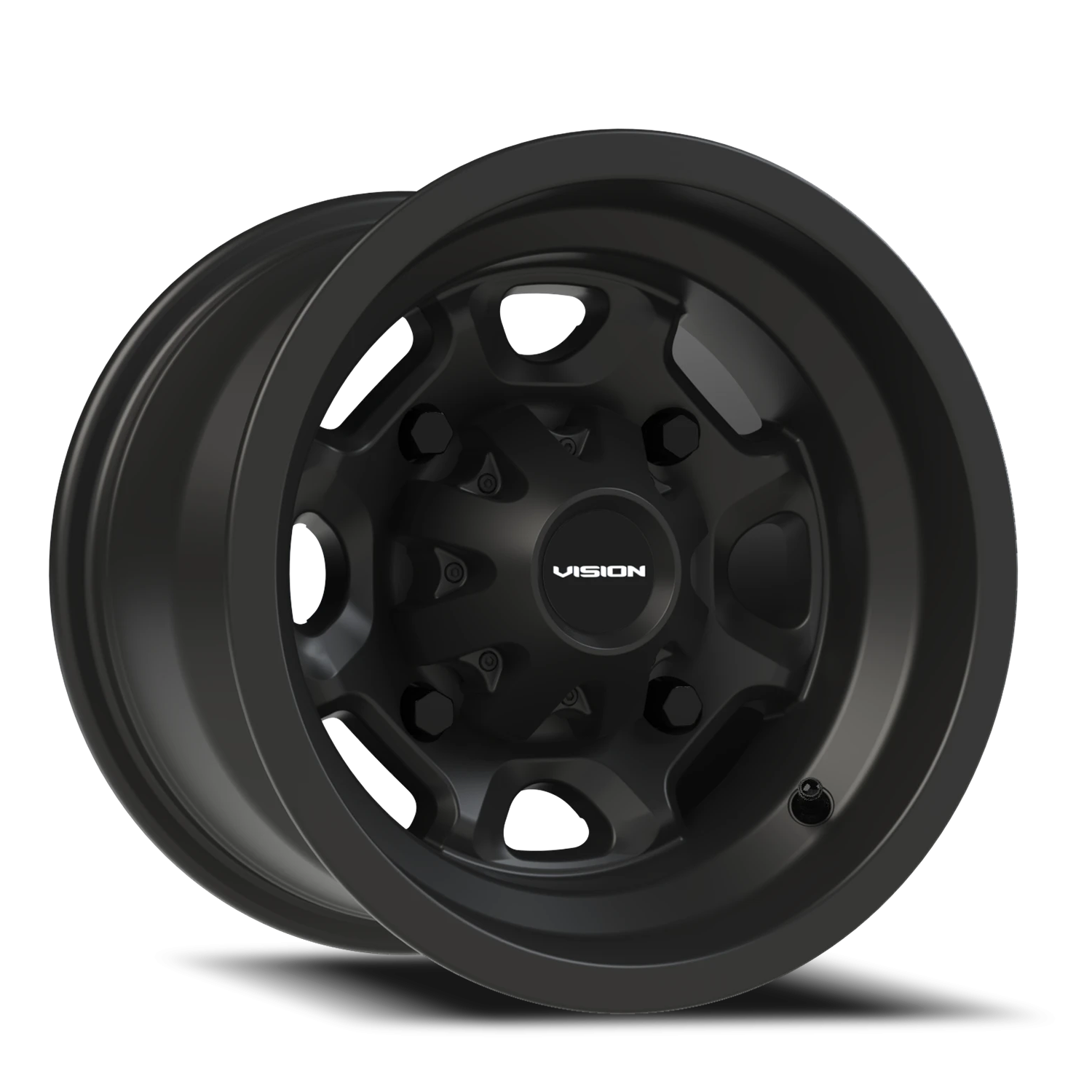Vision Bomb 12X8 Matte Black Wheel