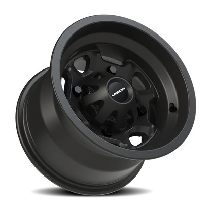Vision Bomb 12X8 Matte Black Wheel