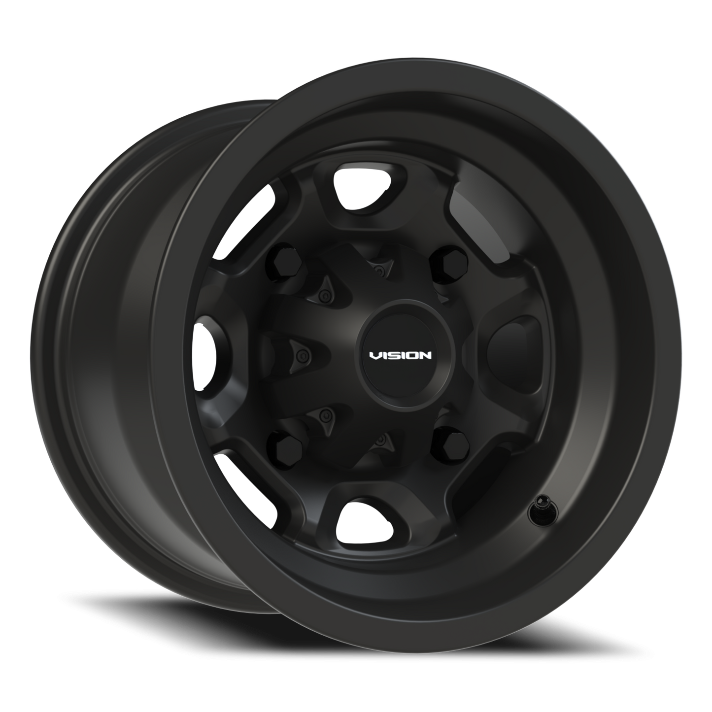 Vision Bomb 12X8 Matte Black Wheel