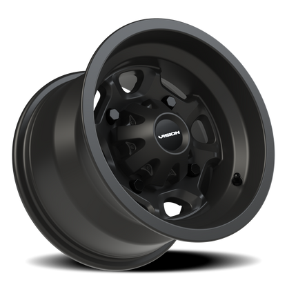 Vision Bomb 12X8 Matte Black Wheel