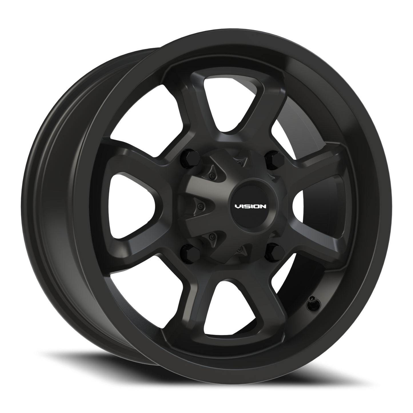 Vision Bomb 15X7 Matte Black Wheel