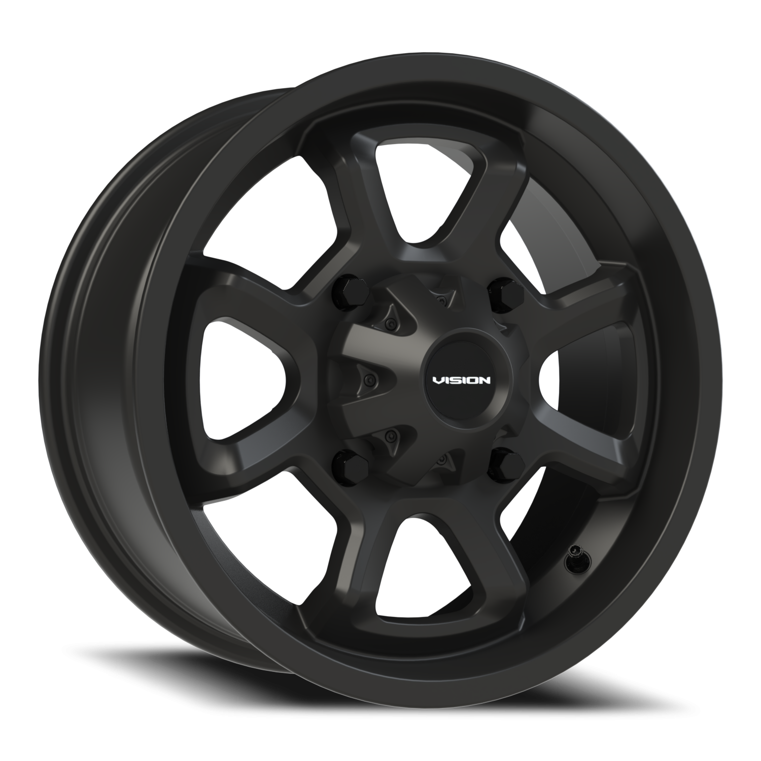 Vision Bomb 15X7 Matte Black Wheel