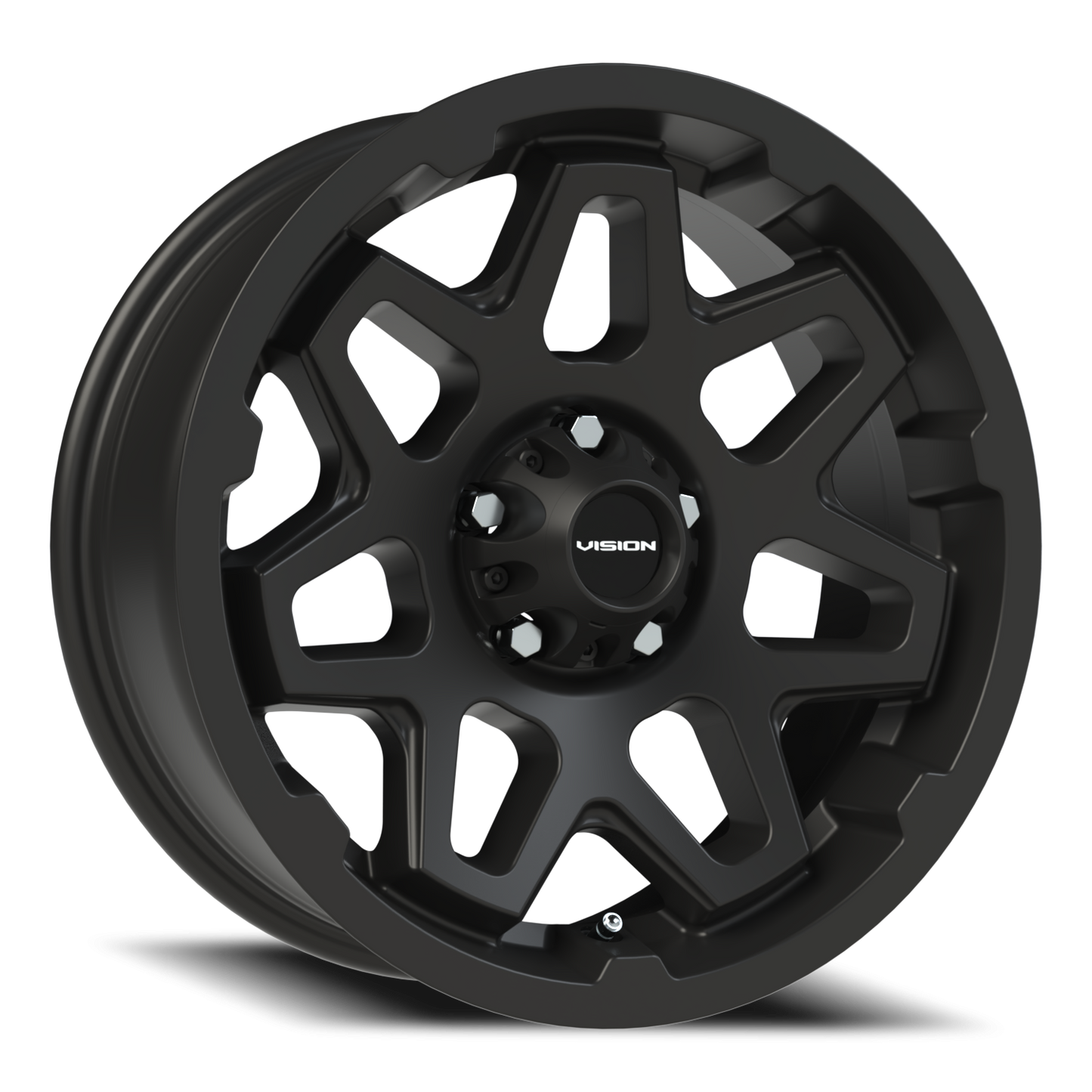 Vision SE7EN 17X7 Satin Black Wheel