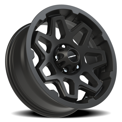 Vision SE7EN 17X7 Satin Black Wheel