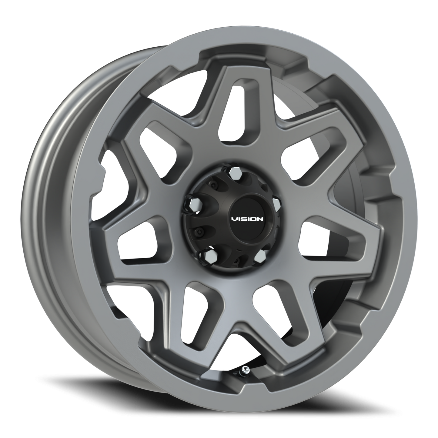 Vision SE7EN 17X7 Satin Grey Wheel